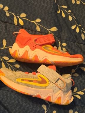 Nike Kids' Giannis Immortality 2 Basketball Shoes - Blue, Pink & Orange